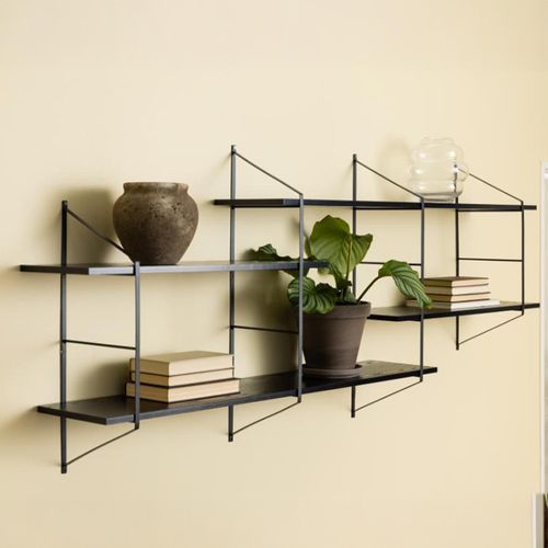 Belfast Black Wall Shelf