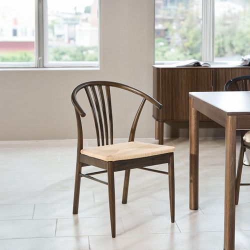 2 x York Smoked Curved Back Dining Chair