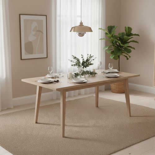 Century Oak 8 Seater Dining Table - 200cm