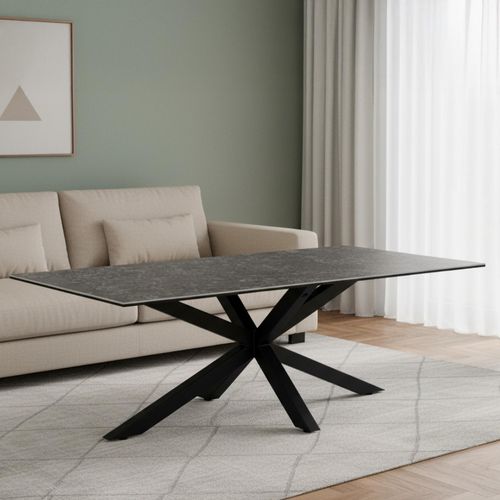 Heaven Black Ceramic Coffee Table