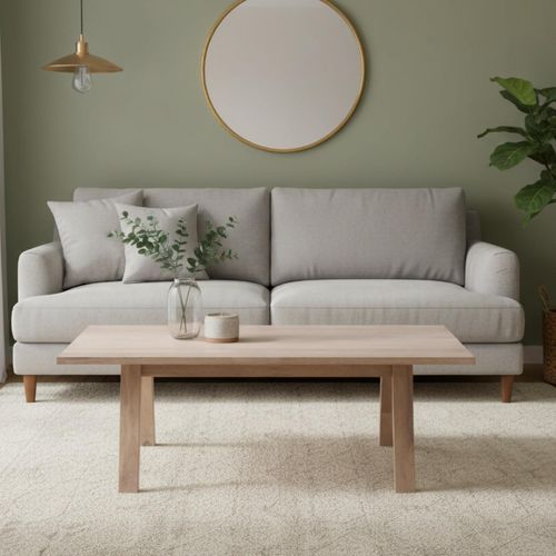 A Line White Oak Coffee Table