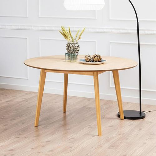 Roxby Oak 6 Seater Round Dining Table - 140cm