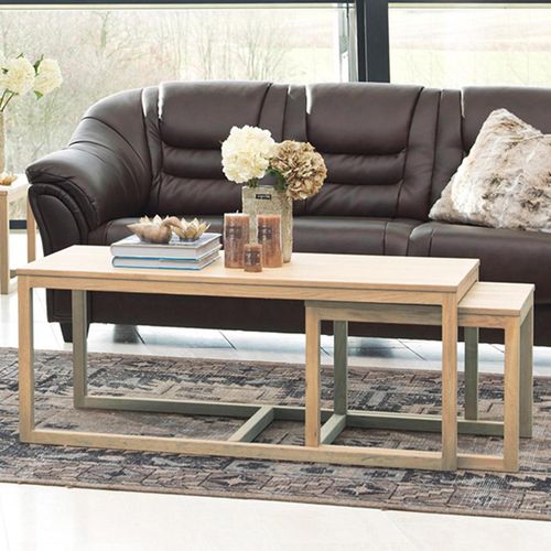 Cornus White Oak Coffee Table - Set of 3