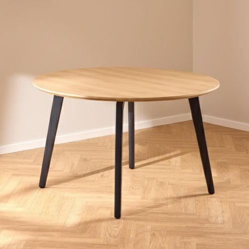 Cadiz Oak 4 Seater Round Dining Table - 120cm