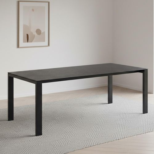 Brentford Black Ceramic 8 Seater Dining Table - 200cm