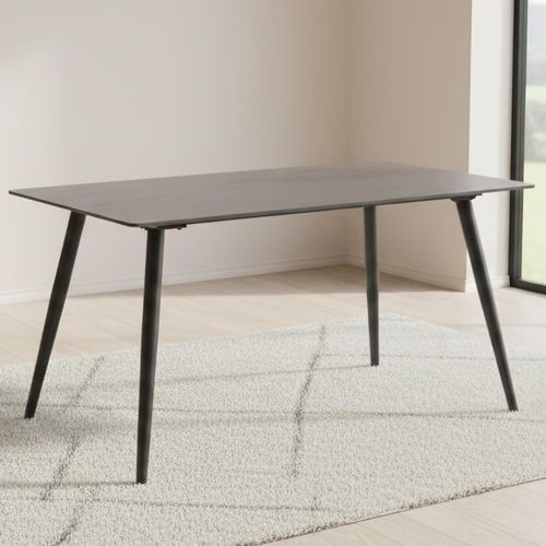 Wicklow Black Ceramic 4 Seater Dining Table - 140cm