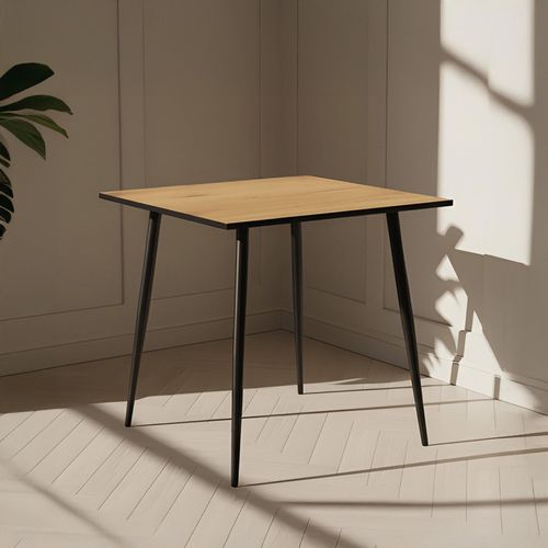 Wilma Oak 2 Seater Square Dining Table - 80cm