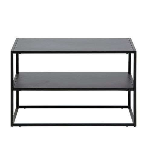 Newton Black Metal Shoe Rack