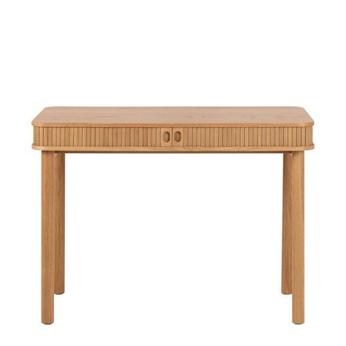 Langley Fluted Oak 2 Door Desk