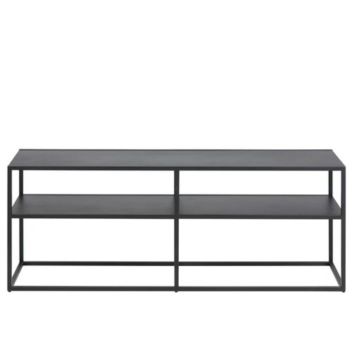 Newton Black Metal TV Unit