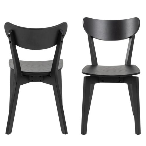 2 x Roxby Black Dining Chair