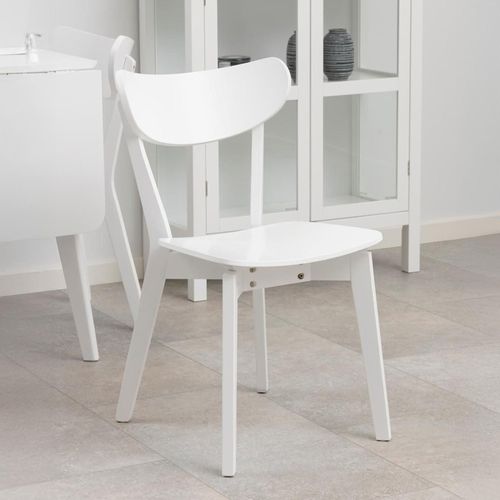 2 x Roxby White Dining Chair