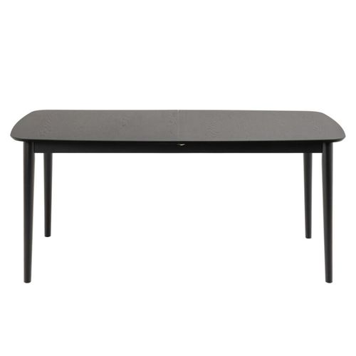 Montreux Black 6-8 Seater Butterfly Extending Dining Table - 180cm-219cm