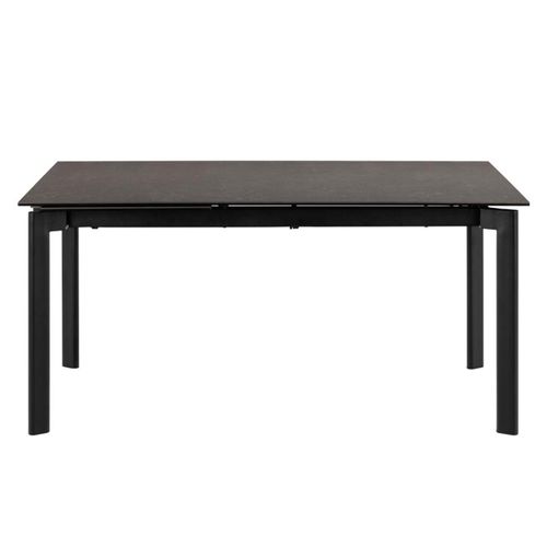 Palermo Black Ceramic 6-10 Seater Extending Dining Table - 180cm-240cm