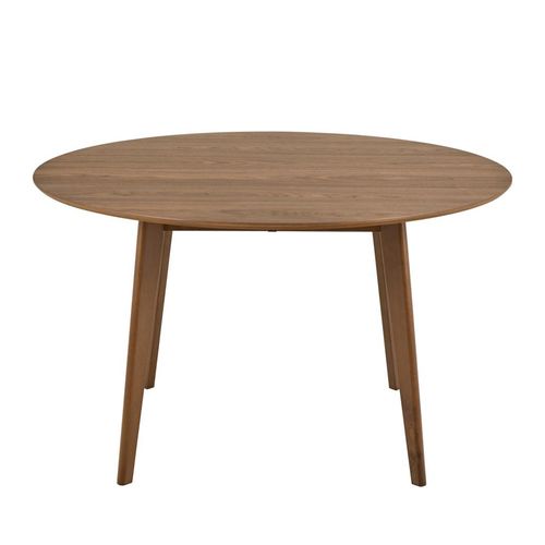 Roxby Walnut 6 Seater Round Dining Table - 140cm