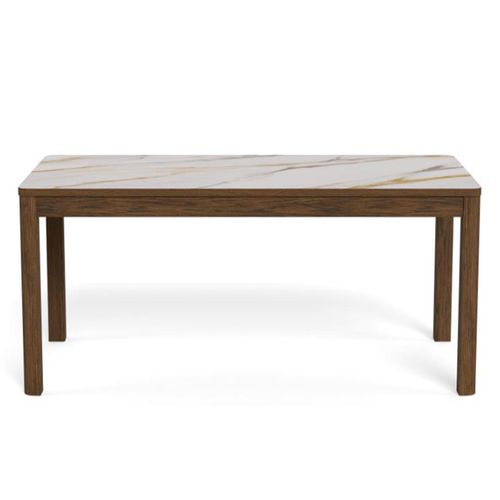 Southampton Dark Oak 6 Seater Dining Table with Ceramic Top - 180cm