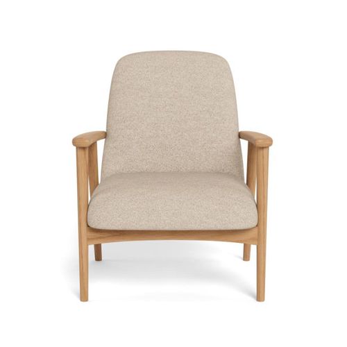 Auckland Beige Fabric Lounge Chair