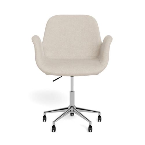 Beth Dark Grey Fabric Office Chair
