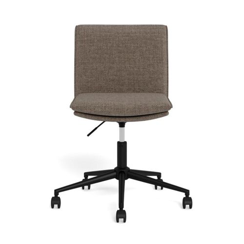Flynn Light Grey Fabric Office Chair