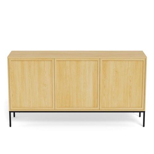 Palmdale Oak 3 Door Medium Sideboard - 158cm