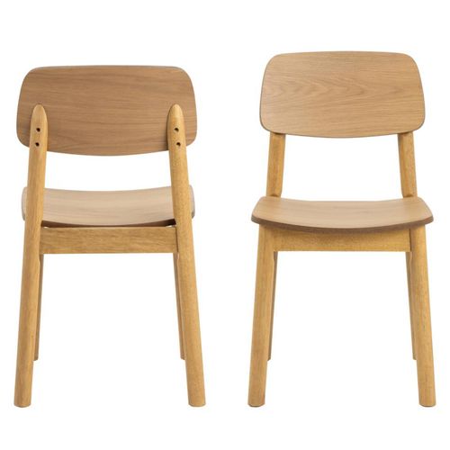 2 x Barlow Oak Dining Chair