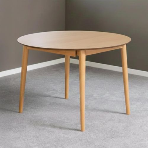 Montreux Oak 4-6 Seater Butterfly Extending Round Dining Table - 115cm-154cm