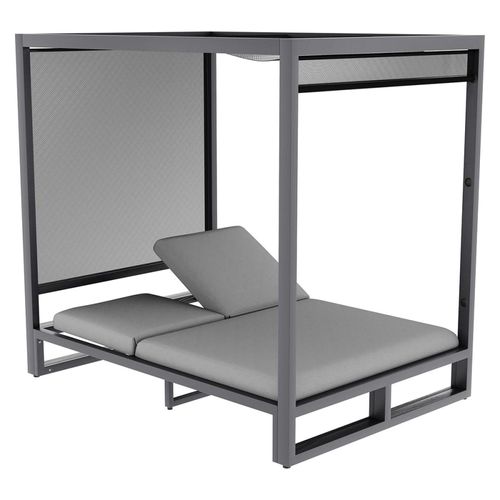 Maze Allure Flanelle Cabana Double Garden Sunlounger