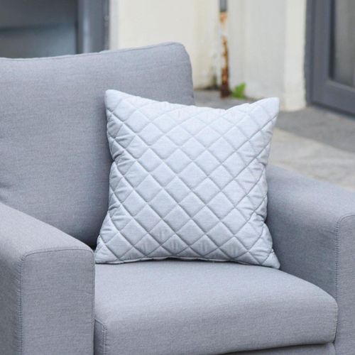 Maze Scatter Lead Chine Quilted Cushion (Pack of 2)