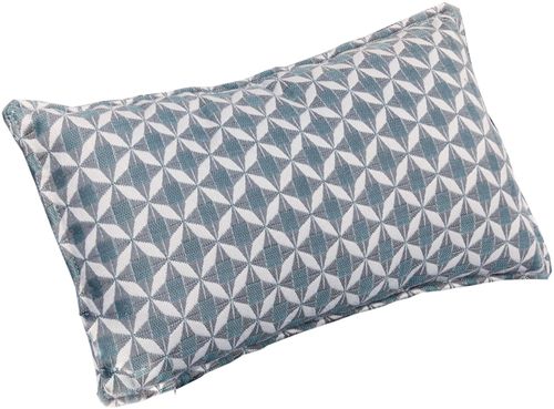 Maze Sunbrella Mosaic Blue Bolster Cushion (Pack of 2)