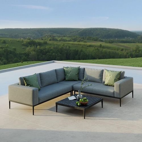 Maze Eve Flanelle Corner Garden Sofa Group