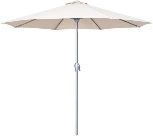 Maze Aluminium Beige Round Outdoor Parasol