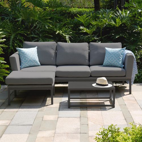 Maze Pulse Flanelle Chaise Garden Sofa Set