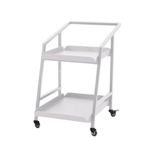 Maze White Aluminium 2 Tier Garden Trolley
