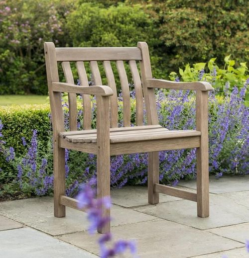 2 x Alexander Rose Sherwood Broadfield Garden Dining Armchair