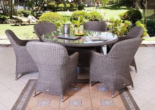 Alexander Rose Monte Carlo Round Garden Dining Table - 150cm