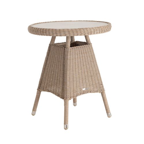 Alexander Rose Hazelmere Natural Weave Round Garden Bistro Table