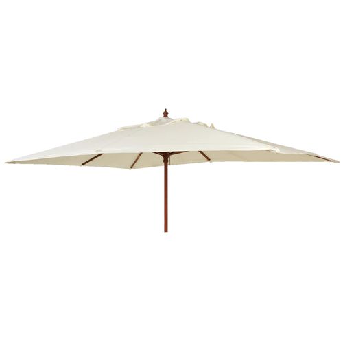Alexander Rose Hardwood Outdoor Parasol with Night Cover - 300cm