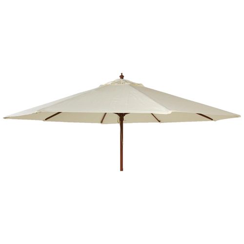 Alexander Rose Hardwood Round Outdoor Parasol with Night Cover - 300cm