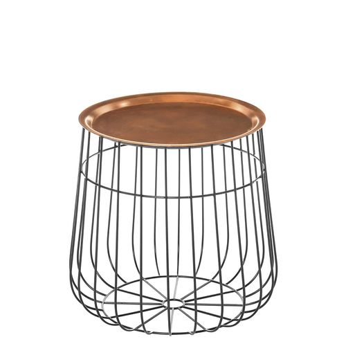 Templar Copper Round Tray Table