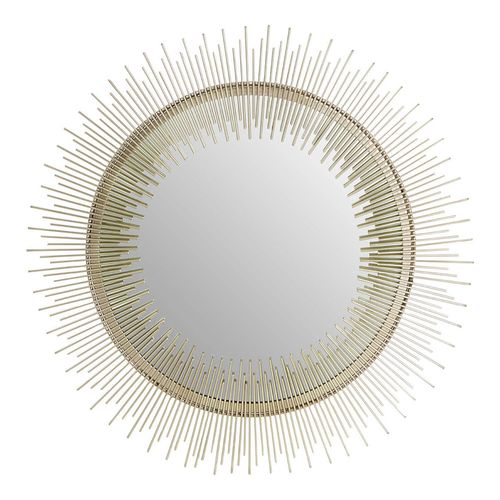 Templar Gold Pewter Spoke Wall Mirror