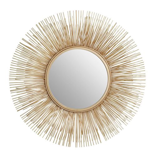 Templar Gold Sunburst Wall Mirror