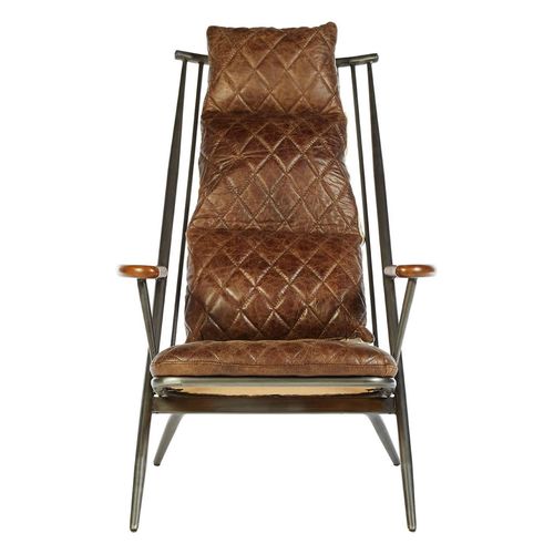 Hoxton Brown Leather Chair
