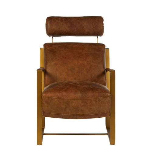 Hoxton Light Brown Lounge Chair