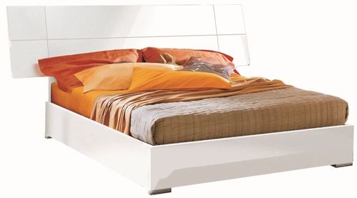 Alf Italia Asti White Gloss 5ft King Size Bed