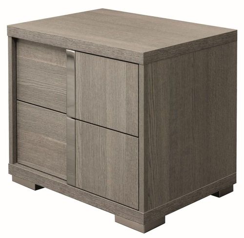 Alf Italia Tivoli Grey Wood Bedside Cabinet - RHF