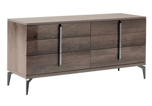 Alf Italia Matera Wood Grain 6 Drawer Wide Dresser