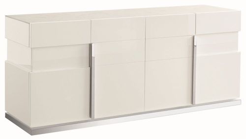 Alf Italia Canova White Gloss 4 Door Extra Large Sideboard