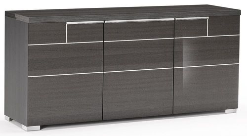 Alf Italia Versilia Black Large 3 Door Sideboard