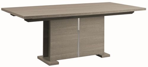 Alf Italia Tivoli Grey Wood 8-10 Seater Extending Pedestal Dining Table