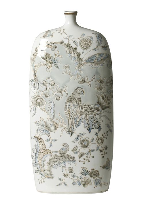 Mindy Brownes Ellie Light Blue and White Large Vase